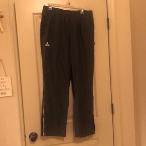 Large Adidas track pants